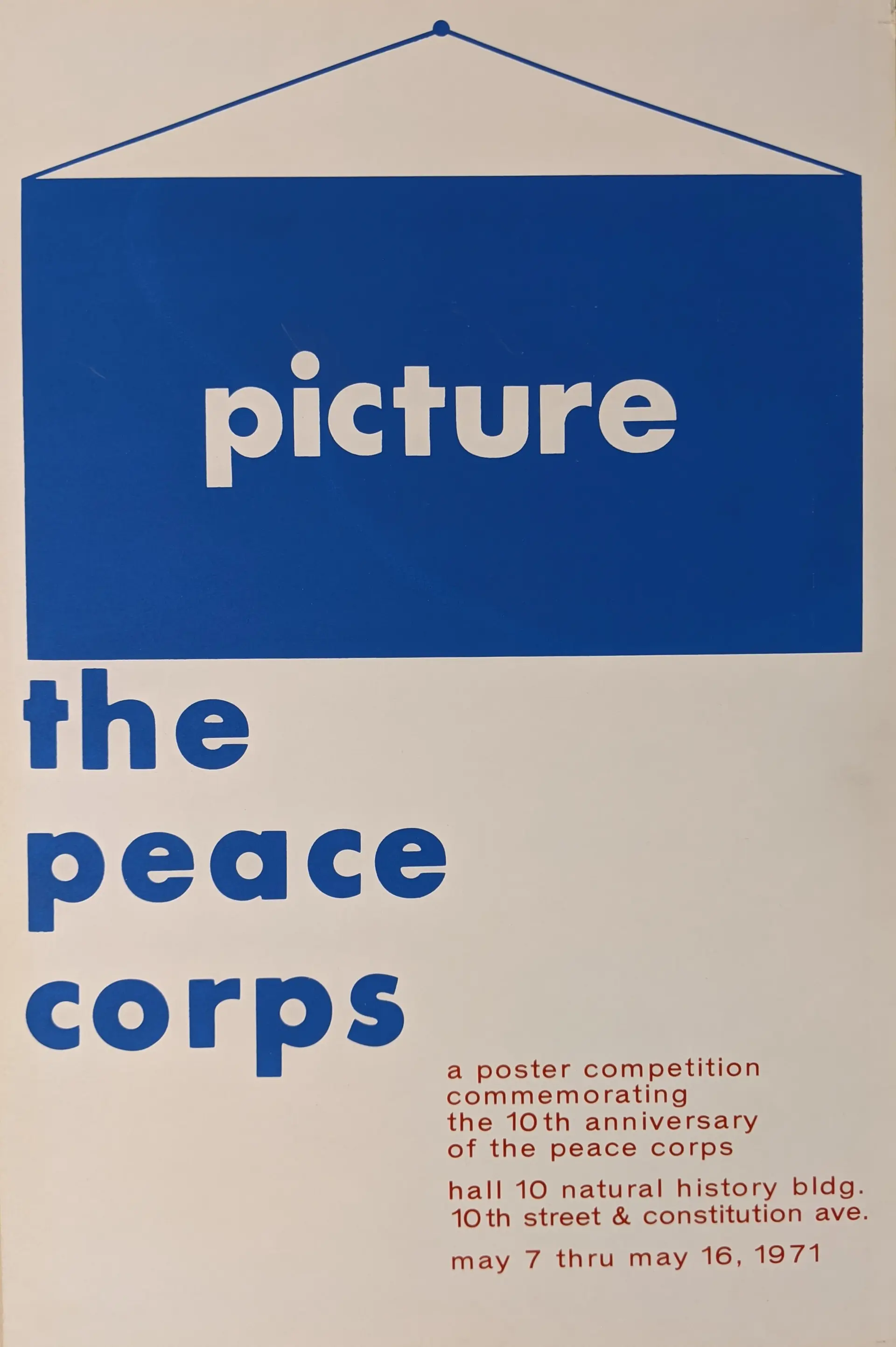 Picture the Peace Corps — 1971 poster for Peace Corps poster competition