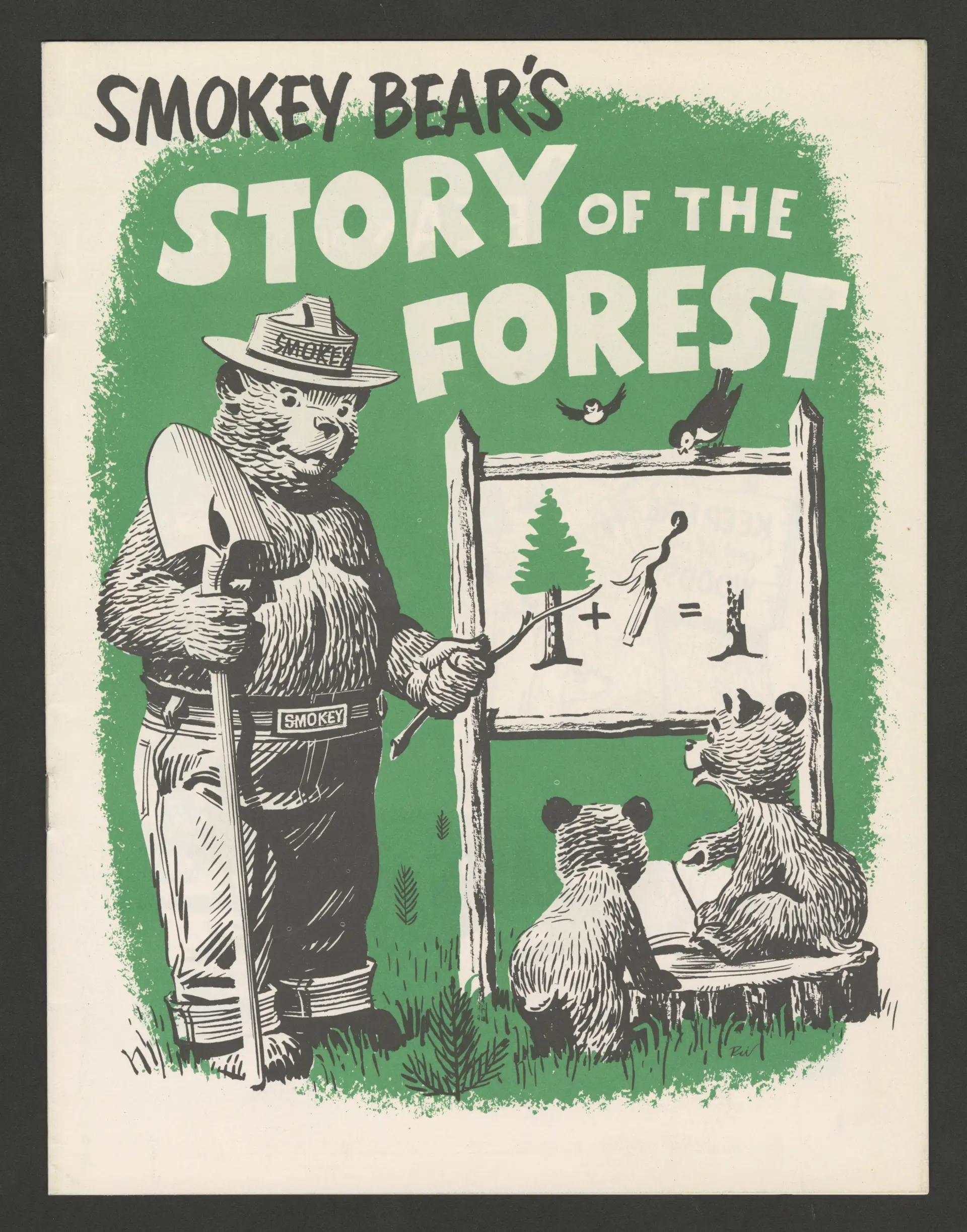 Smokey Bear's Story of the Forest — illustrated cover