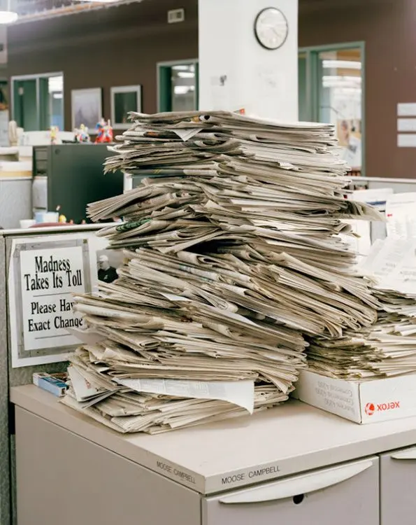 Will Steacy — Documentary photos of a declining newsroom cubicle