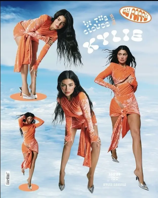 KYLIE — In the Clouds (photo-collage cover)