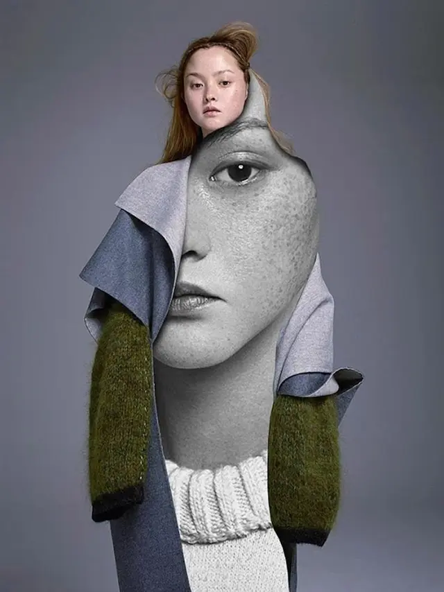 Fragmented Portrait Collage — Pablo Thecuadro (IGNANT)