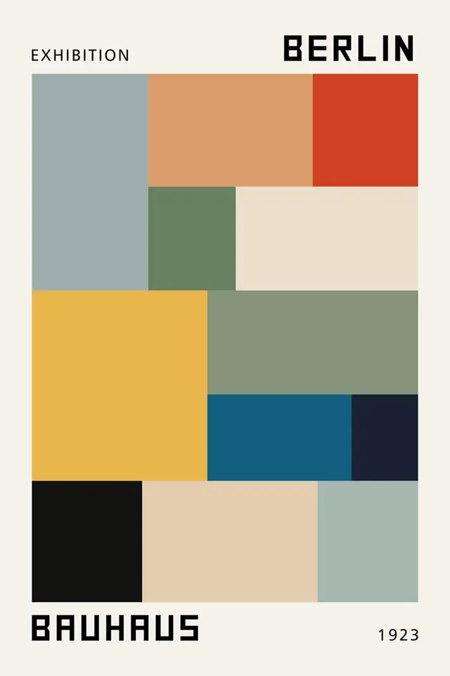Berlin Bauhaus Exhibition Poster (1923) — Giclée Print