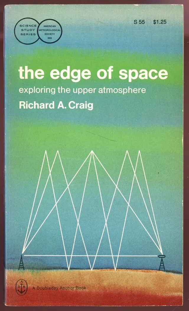 The Edge of Space — paperback cover with geometric antenna diagram