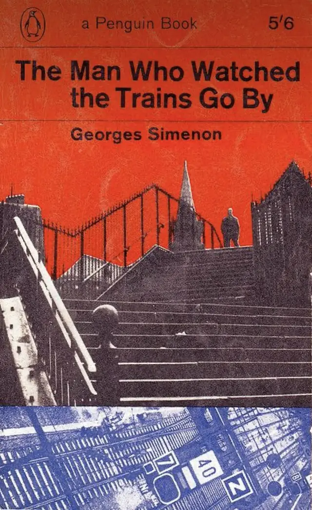 The Man Who Watched the Trains Go By — vintage Penguin paperback cover