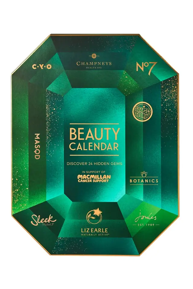 Liberty-themed beauty advent calendar with 24 mini skincare & fragrance samples