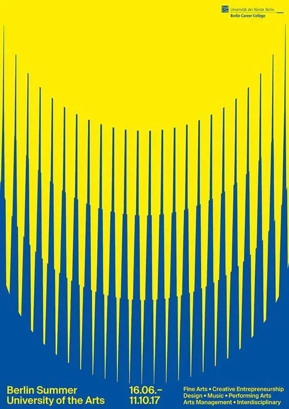 Berlin Summer University of the Arts — promotional poster (16.06–11.10.17)