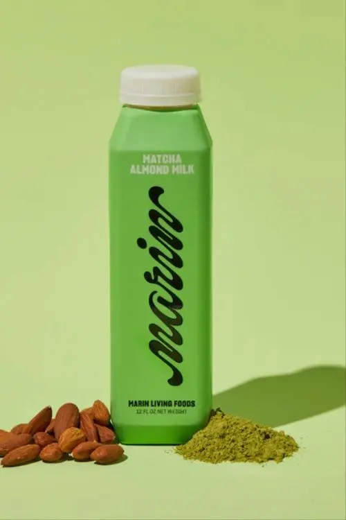 Marin Living Foods — Matcha Almond Milk packaging refresh (The Working Assembly)