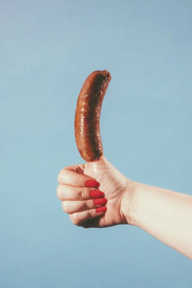 Meat — "Nice to Meat You" vinyl artwork (Zack McDonald / Electronic Delicatessen)