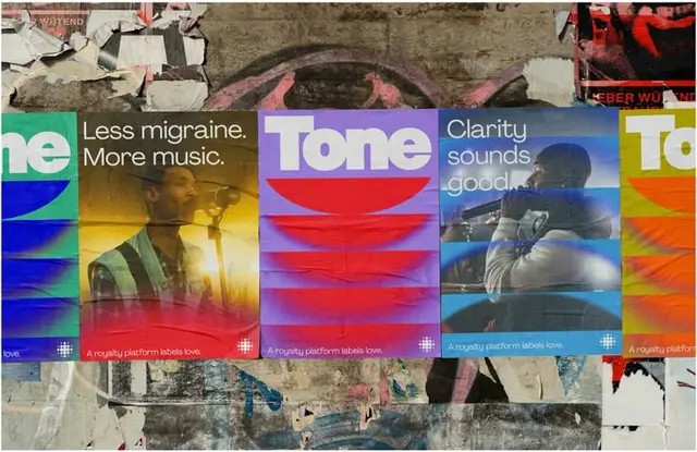 Tone — wordmark and dot-cluster logo by Love Street & Company