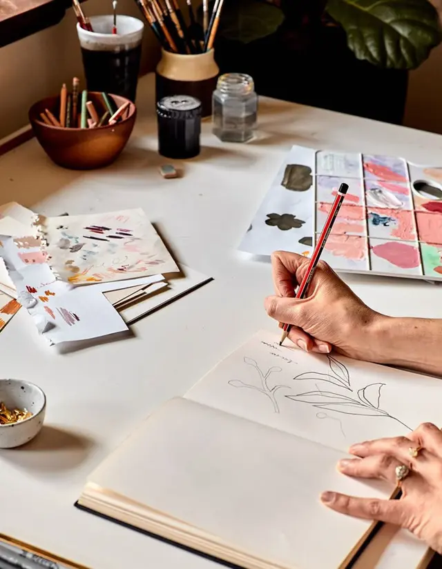 Kat Macleod — Reverist: mixed-media figure illustrations at Lamington Drive