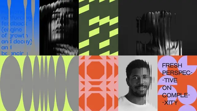 Design Dissolve — Geometric Monochrome Logo System (Matheus Ferreira Co.)
