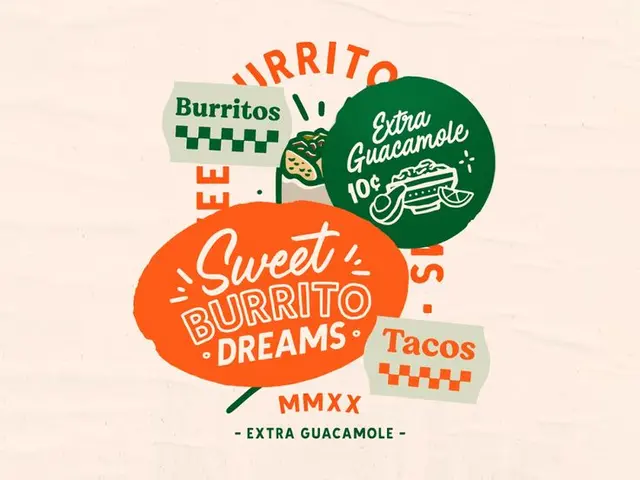 Sweet Burrito Dreams — Retro Mexican Food Badge with Extra Guacamole