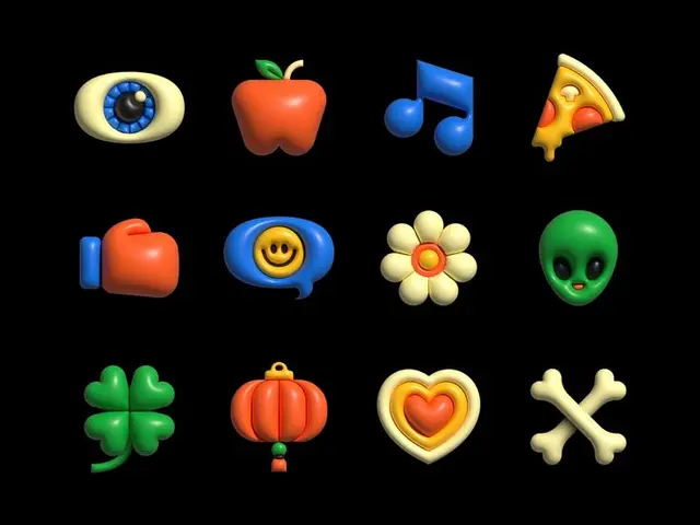 Glossy 3D Emoji Icon Set — Dribbble shot