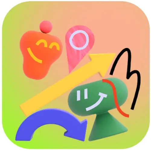 Untitled Client — Playful 3D App-Icon Composition (Marcus Bakke)