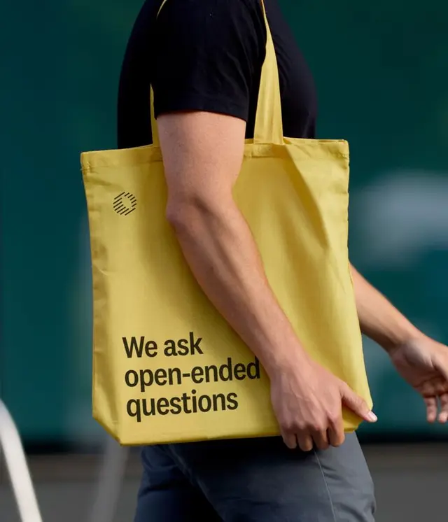 OpenResearch — before and after logo lockups (identity by Play)
