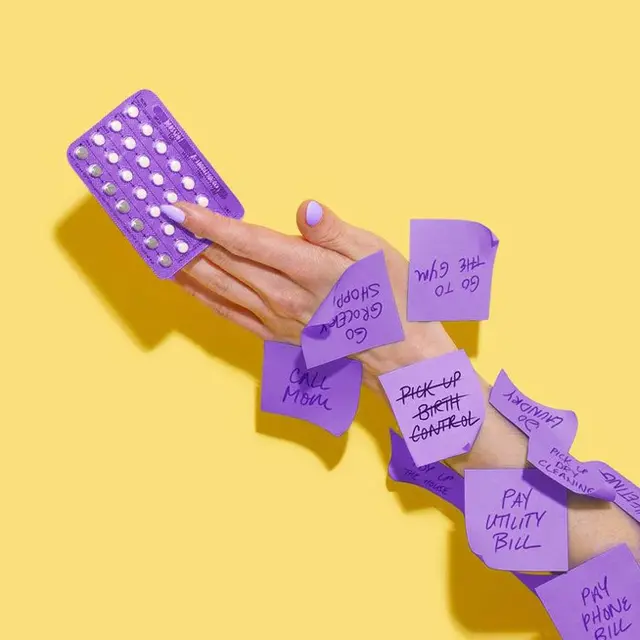 Surreal Purple Manicure with Gold Cone Nail Clips — Amy Shamblen Creative