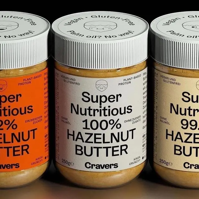 Cravers Super Nutritious 100% Hazelnut Butter — close-up product shot