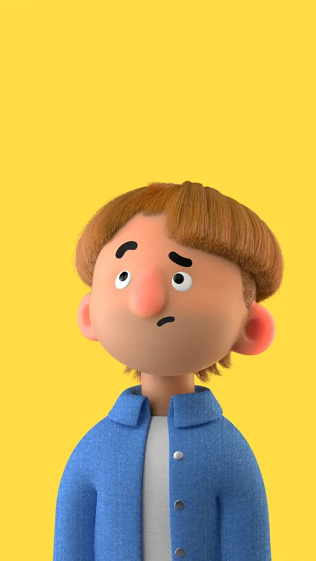 Laura Sirvent — Behance portfolio header with 3D character heads