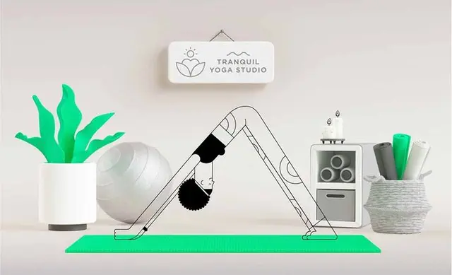 Hulu design system — mint-green bicycle with line-art mechanic (Buck)