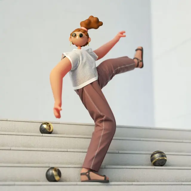 Cabeza Patata — high-fashion character series (3D clay-style portraits)