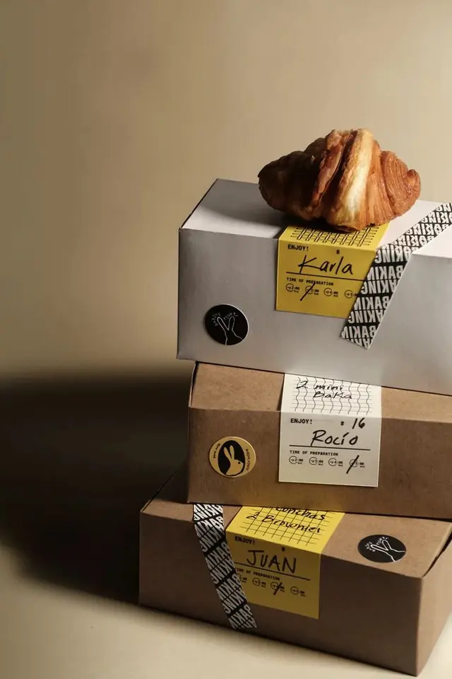 Baking Nights — bakery brand packaging system (Karla Heredia)