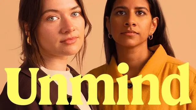 Unmind rebrand — multicolor 'U' emblem and new lowercase wordmark by Ragged Edge