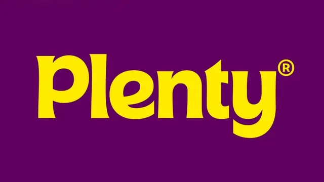Plenty — new logo and identity by &Walsh (two wordmark treatments)