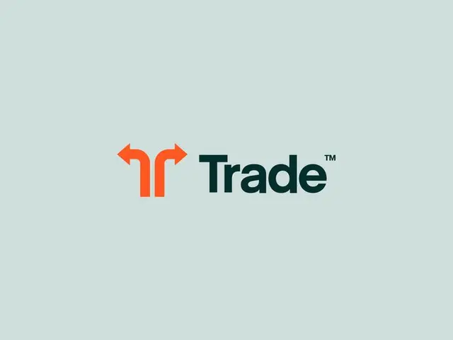 Trade logo — stylized orange T with bidirectional arrows