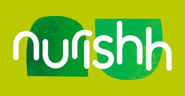 Nurishh — new logo and identity by This Way Up (lime green wordmark artwork)