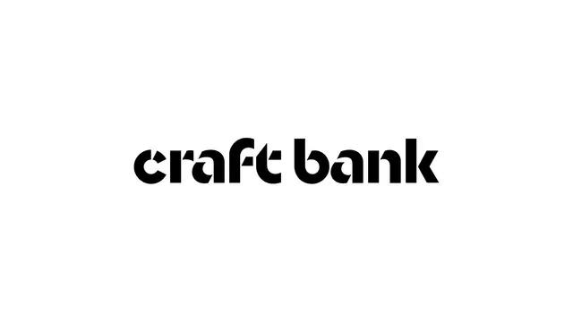 Craft Bank — new geometric wordmark identity by Matchstic