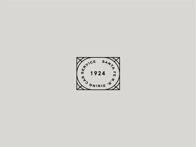 Westbound Badges — Santa Fe Dining Car 1924 Emblem