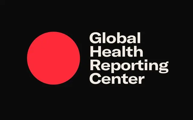 Global Health Reporting Center — new logo and identity by Mucho (before & after)
