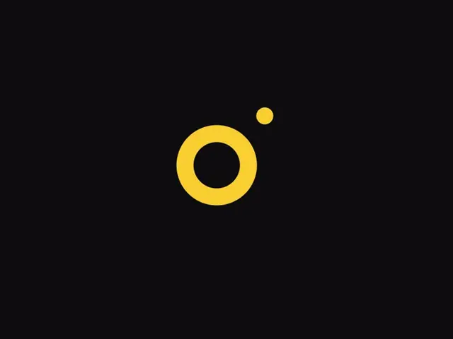 Little Drop — yellow ring and dot logo (Dribbble)