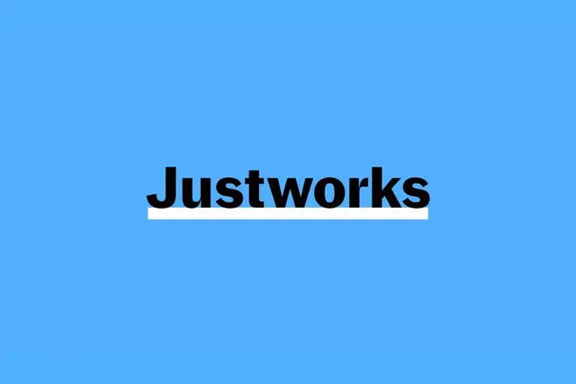 Justworks logo redesign — new all‑caps wordmark by Order