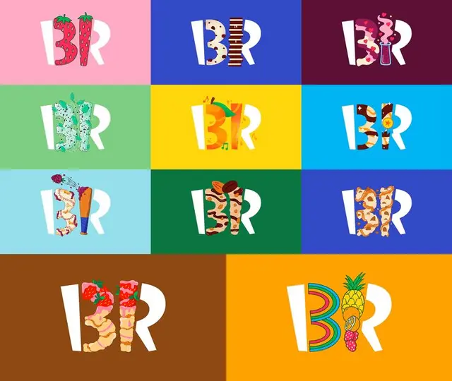 Baskin‑Robbins BR Monogram — New Identity by Jones Knowles Ritchie