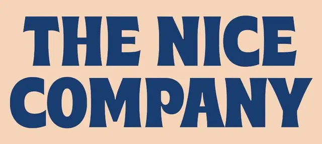 New logo and packaging for The Nice Company — dual lockups in ribbon banner and stacked 3‑