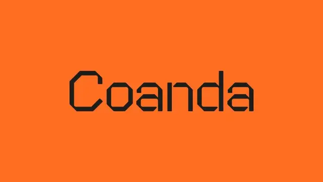 Coanda — custom geometric display font by MashCreative