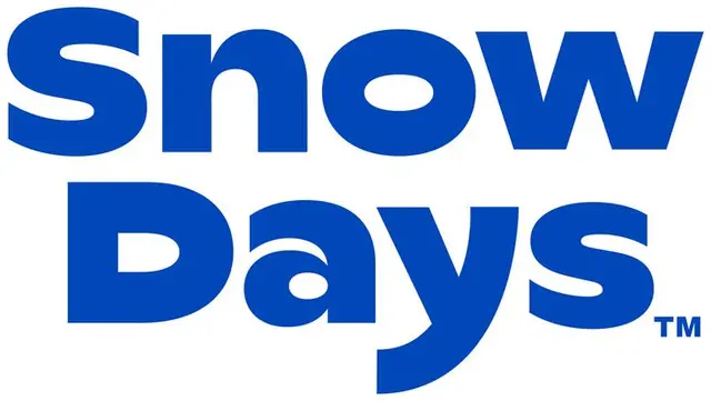 Snow Days — Bold Blue Wordmark by Bullish