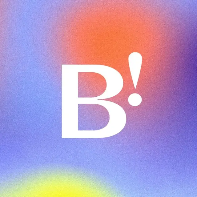 Bump'n logotype on grainy blue‑to‑orange gradient