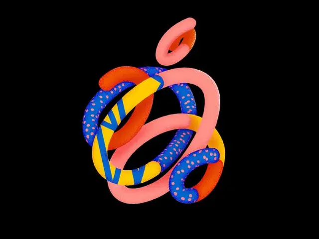 Intertwined Tubular Ribbons — Polka Dot and Stripe Abstract