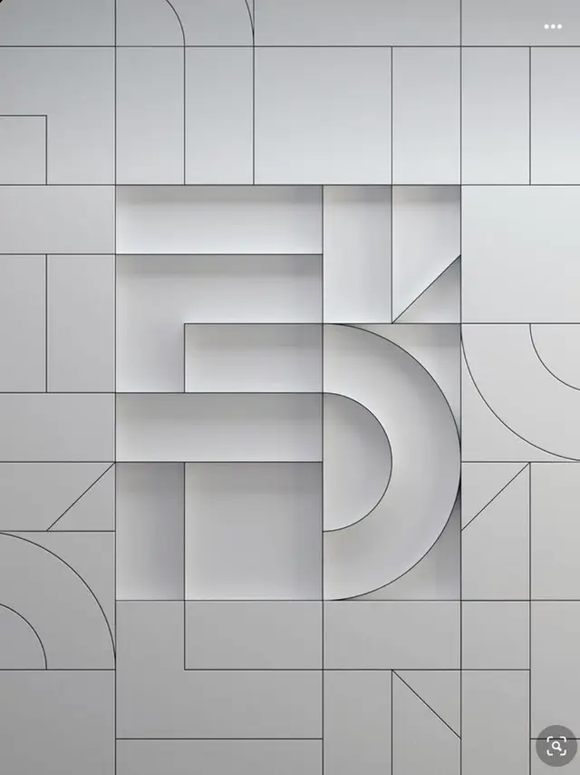 Monochrome Modular 3D Geometric Wall Panels — Bas‑Relief Tile Mural