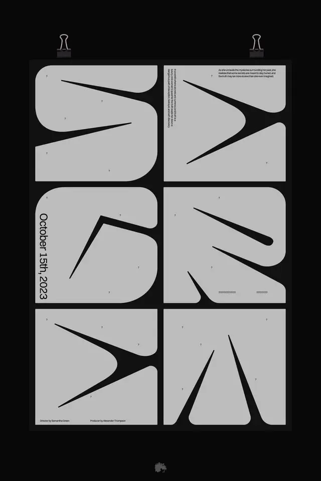 Monochrome Modular Poster — October 15th, 2023