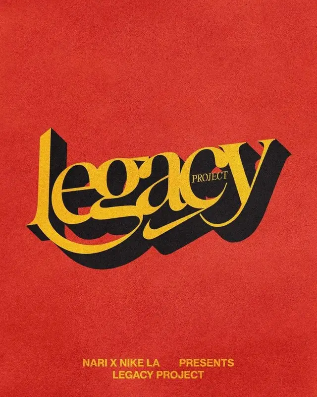 Legacy Project poster — NARI x NIKE L.A. collaboration