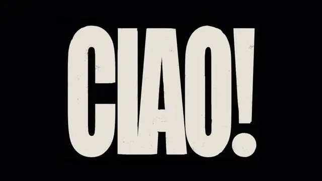 CIAO! — Bold Distressed Typography Poster