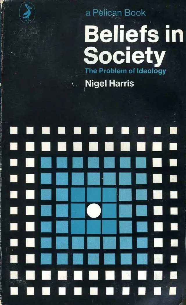 Beliefs in Society — Pelican paperback cover (Nigel Harris)