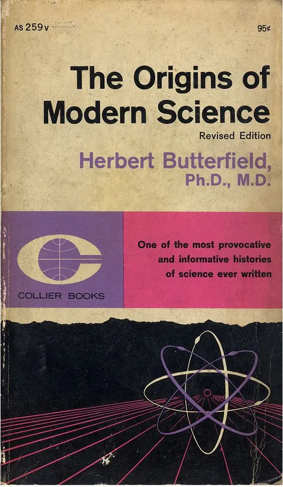 The Origins of Modern Science — vintage Collier Books paperback cover