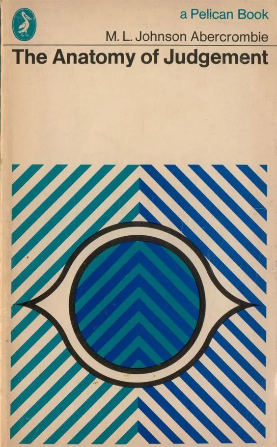 The Anatomy of Judgement — Pelican paperback cover (M. L. Johnson Abercrombie)