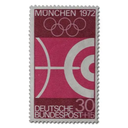 München 1972 Deutsche Bundespost 30+15 Olympic Commemorative Stamp