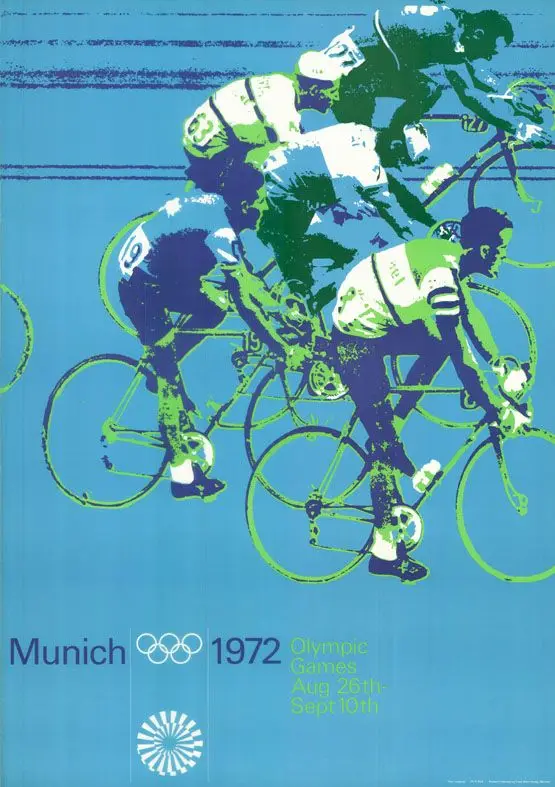 Munich 1972 Olympic Games — Cycling poster