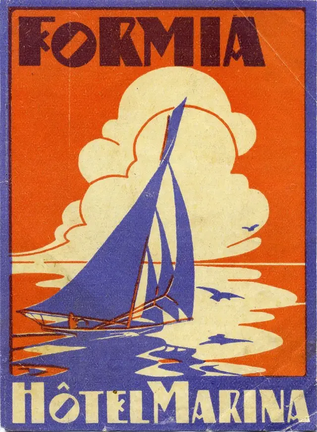 FORMIA — HÔTEL MARINA (vintage travel poster)